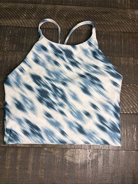 Blue Tie-Dye High-Neck Crop Camisole Old Navy 
Workout/yoga top